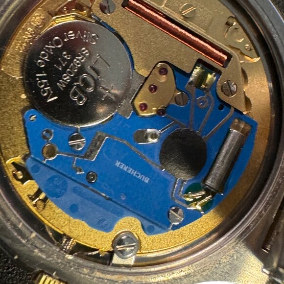 Vintage 1980's Luxury Bucherer Swiss Made 7 Jewels Swiss Quartz Movement Watch - Picture 9 of 10
